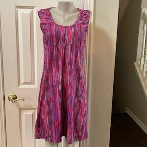 Prana print Light padded shelf bra Dress, med